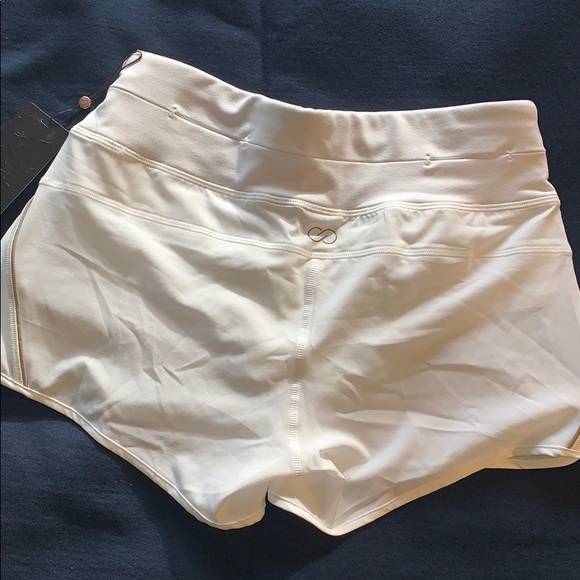 Calla - White Athletic Shorts - Picture 2 of 2